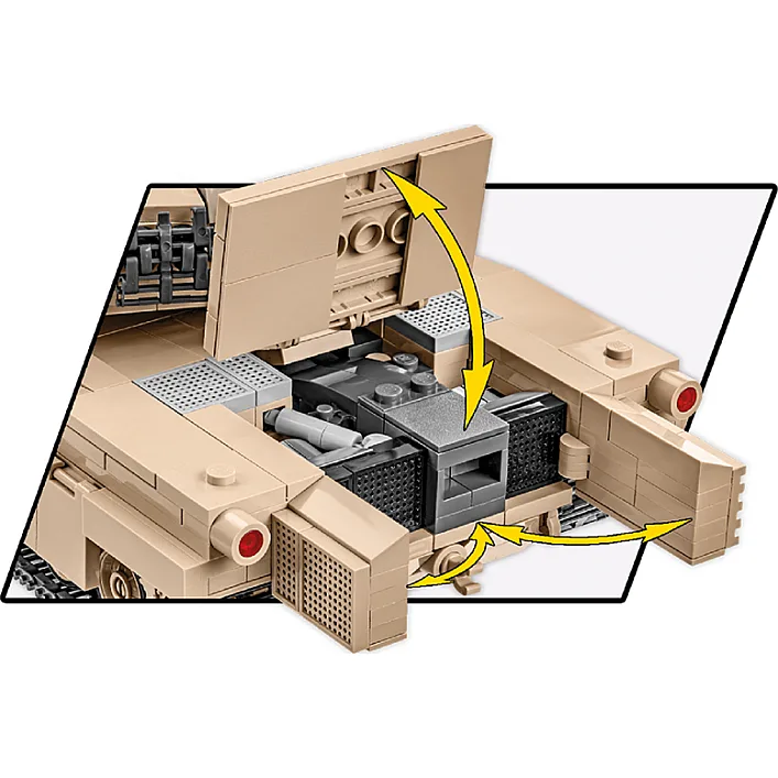 Конструктор Cobi Танк M1A2 Абрамс, 975 деталей (COBI-2622)