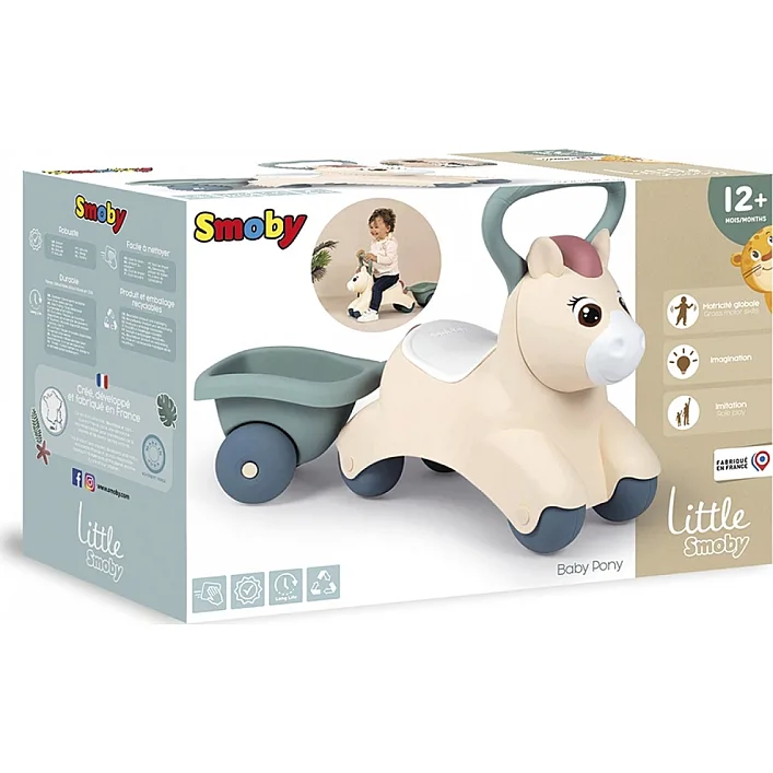 Чудомобіль Smoby Little Поні з причепом (140502)