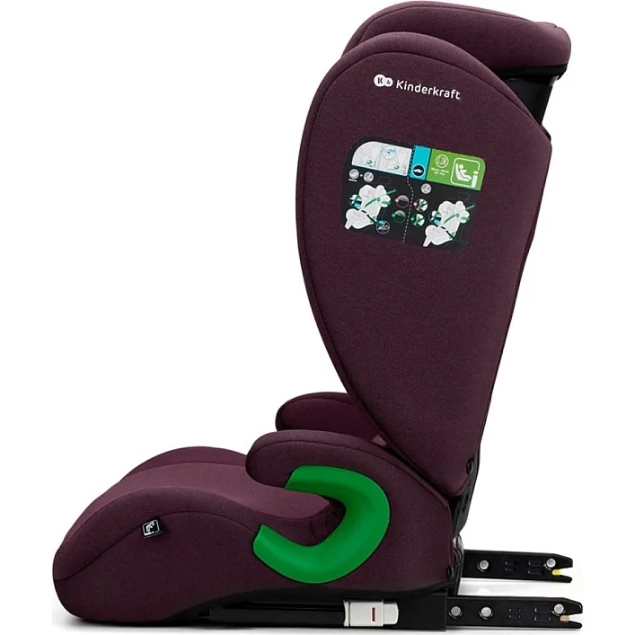 Автокрісло Kinderkraft Junior Fix 2 i-Size Cherry Pearl (KCJUFI20RED0000) (5902533921584)