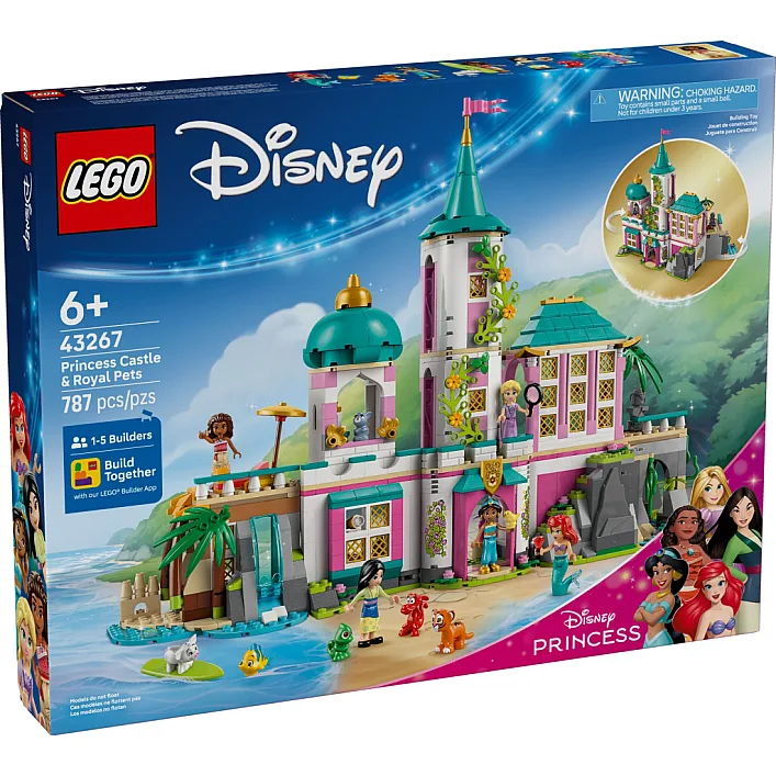 Конструктор LEGO Disney Замок принцессы и королевские любимцы (43267)