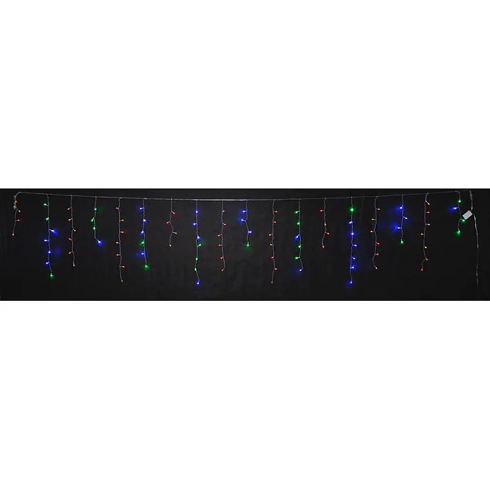 Гірлянда Delux ICICLE 100 LED C 3.2х0.7 м Мульти/Прозорий IP20 (90015254)