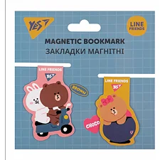 Закладки для книг Yes магнитные Line Friends, 2 шт (707825)