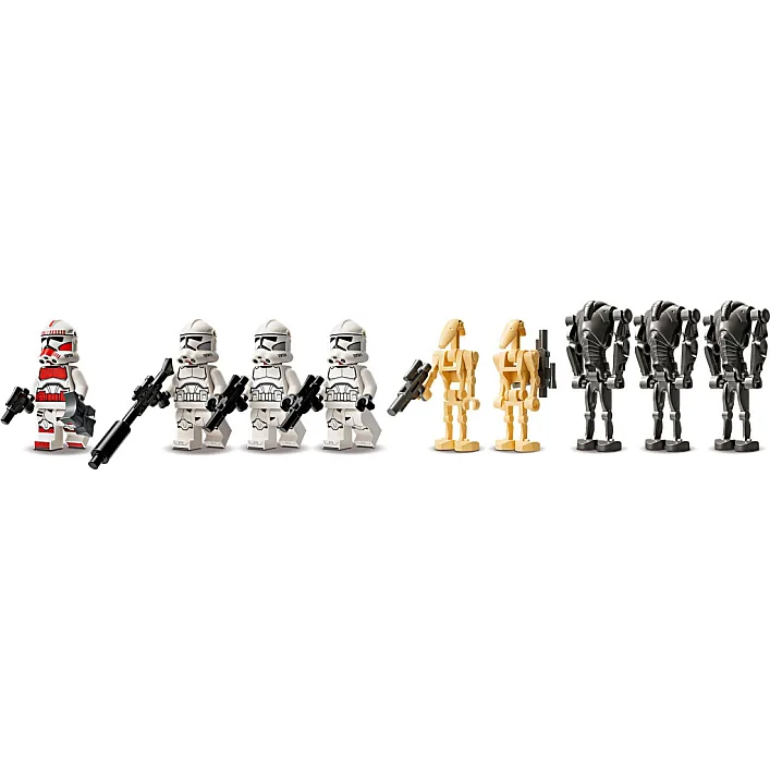 Конструктор LEGO Star Wars Клоны-пехотинцы и Боевой дроид. Боевой набор 215 деталей (75372)