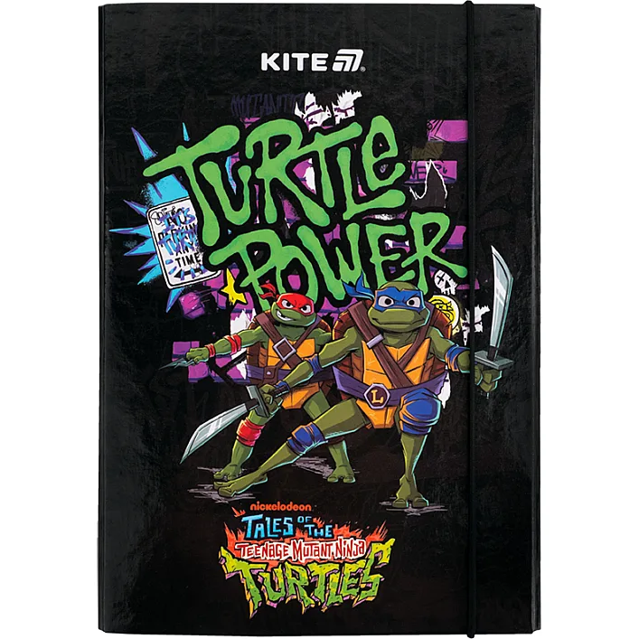 Папка для зошитів Kite В5 на гумці Ninja Turtles (NT25-210)