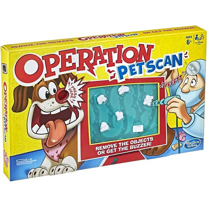 Настольная игра Hasbro Операция Лечим собачку с эффектами (E9694)