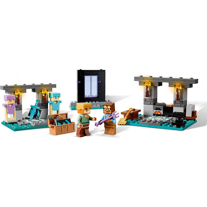 Конструктор LEGO Minecraft Зброярня 203 деталей (21252)