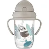 Поїльник-непроливайка Canpol babies Exotic Animals з трубочкою і обтяжувачем 270 мл Сіра (56/606_grey)