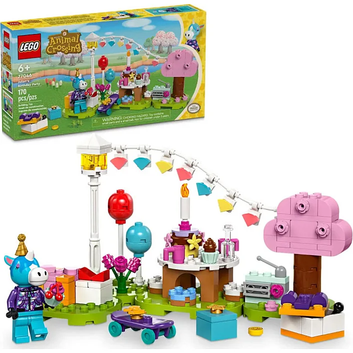 Конструктор LEGO Animal Crossing Вечеринка по случаю дня рождения Julian 170 деталей (77046)