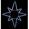 Гірлянда Delux Motif flash Star 65 х 75 см білий IP44 EN (90012985)