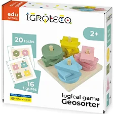 Логическая игра "Геосортер" 16 дет. 900729 IGROTECO (Дер9729)