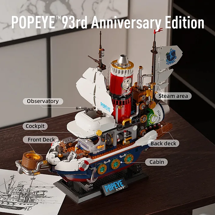 Конструктор Pantasy Popeye Пароплав у пошуках скарбів (86402)