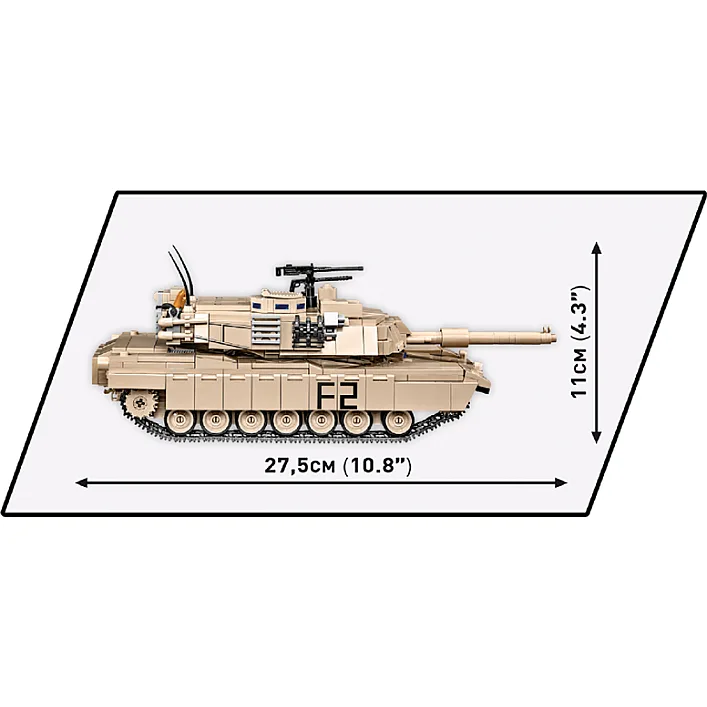 Конструктор Cobi Танк M1A2 Абрамс, 975 деталей (COBI-2622)