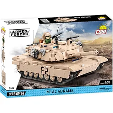 Конструктор Cobi Танк M1A2 Абрамс, 975 деталей (COBI-2622)