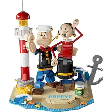Конструктор Pantasy Popeye Папай с Оливой (86401)