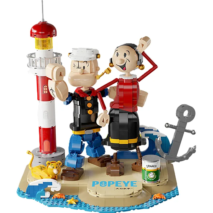 Конструктор Pantasy Popeye Папай с Оливой (86401)