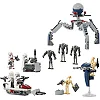 Конструктор LEGO Star Wars Клоны-пехотинцы и Боевой дроид. Боевой набор 215 деталей (75372)