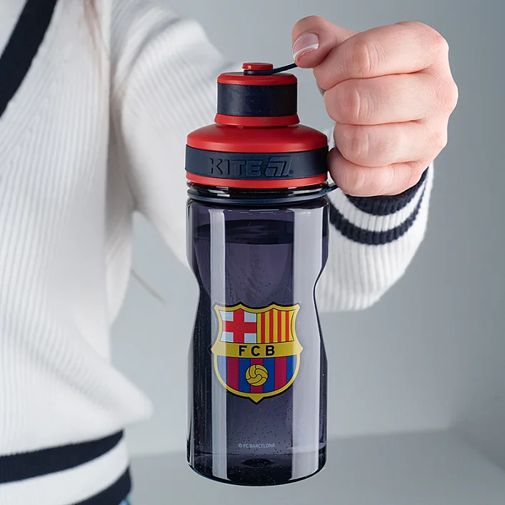 Поїльник-непроливайка Kite FC Barcelona 500 мл, синя (BC25-397)