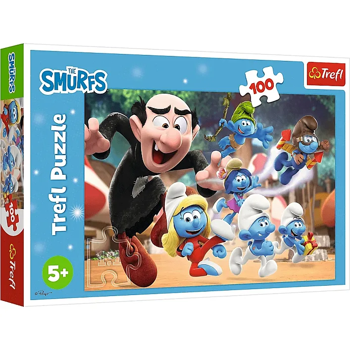 Пазл Trefl The Smurfs Уроки тата Смурфа 100 елементів (5900511164817)