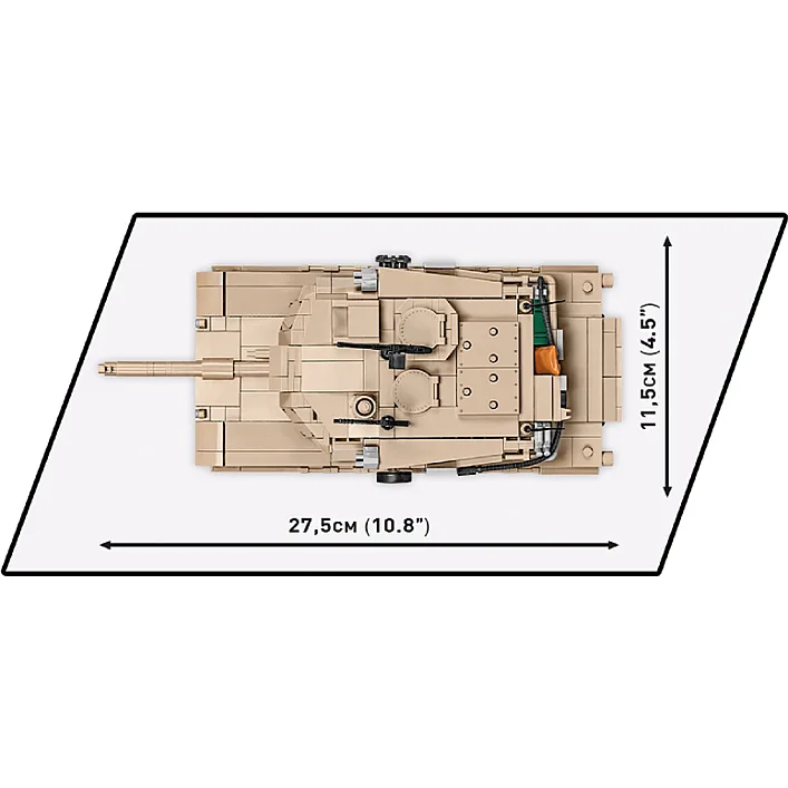 Конструктор Cobi Танк M1A2 Абрамс, 975 деталей (COBI-2622)