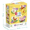 Пазл DoDo 4 в 1 Baby puzzle. Сільські тварини (300686)