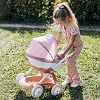 Коляска для ляльок Smoby Baby Nurse Теракотова пудра, люлька з корзиною, 18 міс.+ (7600254124)
