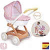 Коляска для ляльок Smoby Baby Nurse Теракотова пудра, люлька з корзиною, 18 міс.+ (7600254124)