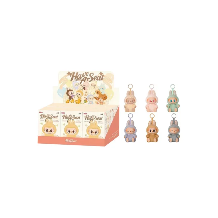 Мягкая игрушка No Brand сюрприз Labubu Второе поколение 17 см Mix color Затемненный пакет (YT42504)