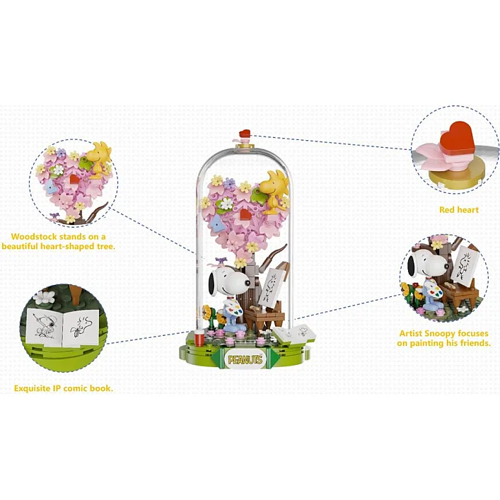 Конструктор Pantasy Snoopy - Art Мир (85018)