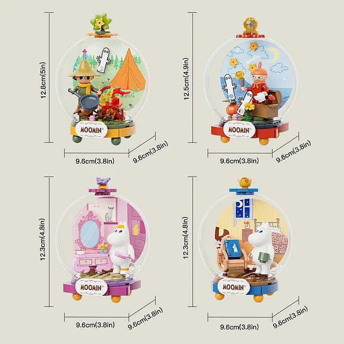 Конструктор Pantasy Moomin - Муми-тролли Отдых (87207)