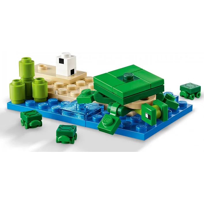 Конструктор LEGO Minecraft Пляжный дом в форме черепахи 234 деталей (21254)