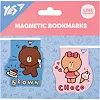 Закладки для книг Yes магнітні Line Friends Brown and Choco, 2шт (708106)