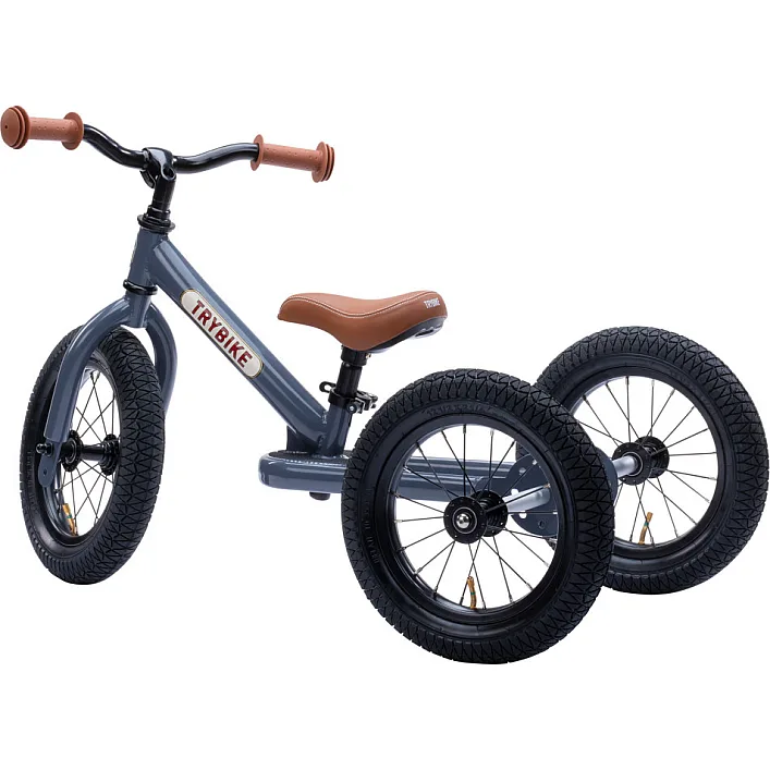 Беговел Trybike трехколесный балансирующий серый (TBS-2-GRY+TBS-99-TK)