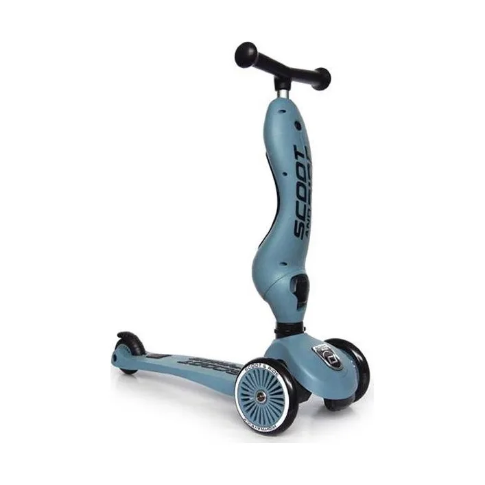 Самокат Scoot&Ride Highwaykick-1 Серо-синий (SR-160629-STEEL)