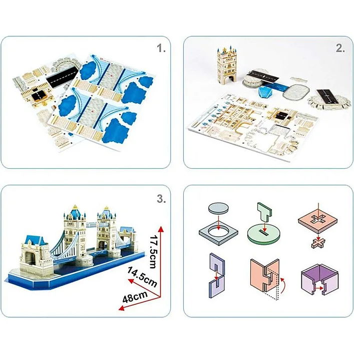Пазл Cubic Fun 3D Тауерський Міст серія C (C238h)
