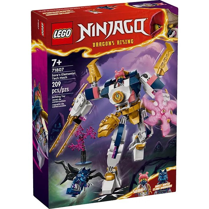 Конструктор LEGO NINJAGO Робот технічної стихії Сори 209 деталей (71807)