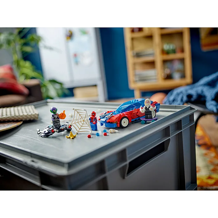 Конструктор LEGO Super Heroes Автомобиль для гонок Человека-Паука и Зеленый Гоблин с ядом Венома 227 деталей (76279)