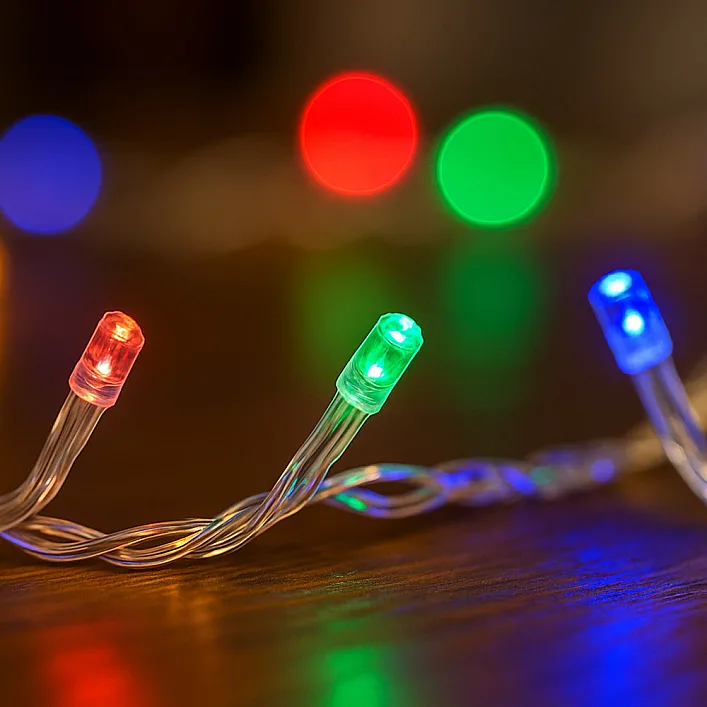Гірлянда ColorWay LED 200 20 м (8 режимів) різнокольорова (прозорий кабель) USB (CW-G-200L20UTMC)