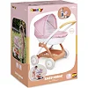 Коляска для ляльок Smoby Baby Nurse Теракотова пудра, люлька з корзиною, 18 міс.+ (7600254124)