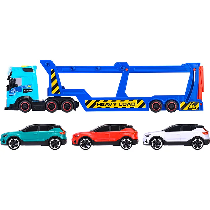 Спецтехніка Dickie Toys Автотранспортер з 3 машинками (3747017)
