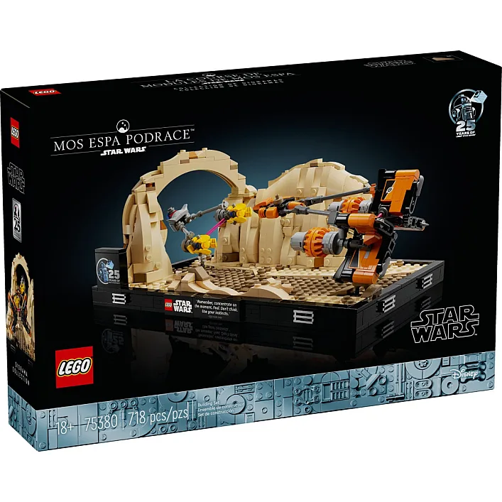Конструктор LEGO Star Wars Диорама Mos Espa Podrace 718 деталей (75380)