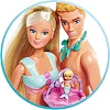 Лялька Simba набір Штеффі-вагітна та Кевін Сім''я русалок з малюком, аксесуари (5733524)