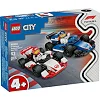 Конструктор LEGO City Автомобілі для перегонів F1 команд Williams Racing та Haas F1 (60464)