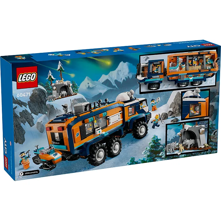 Конструктор LEGO City Арктична дослідна вантажівка з науковою лабораторією (60471)