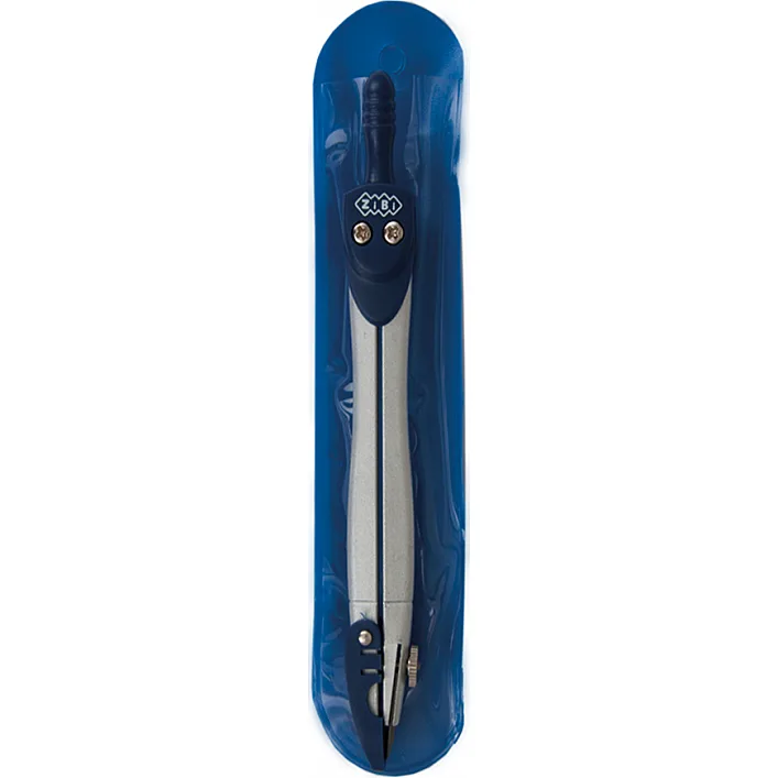 Циркуль ZiBi в мягком PVC чехле, темно-синий, KIDS Line (ZB.5390-03)