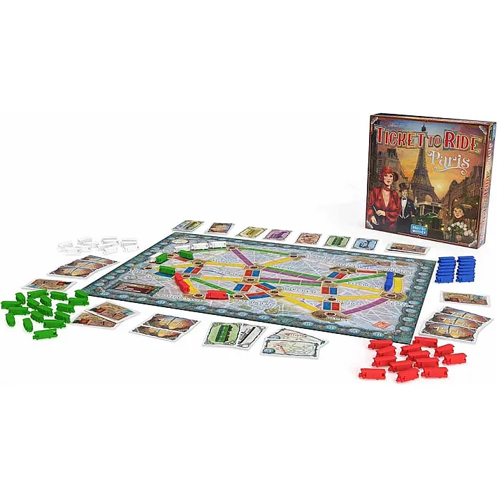 Настольная игра Lord of Boards Билет на поезд: Париж (Ticket To Ride: Paris) украинский (LOB2340UA/LFCACD355)