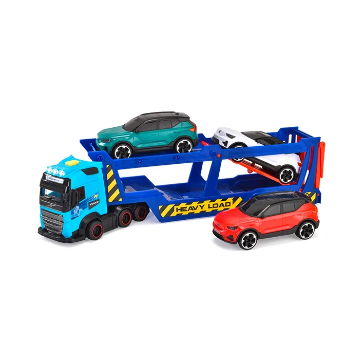 Спецтехніка Dickie Toys Автотранспортер з 3 машинками (3747017)