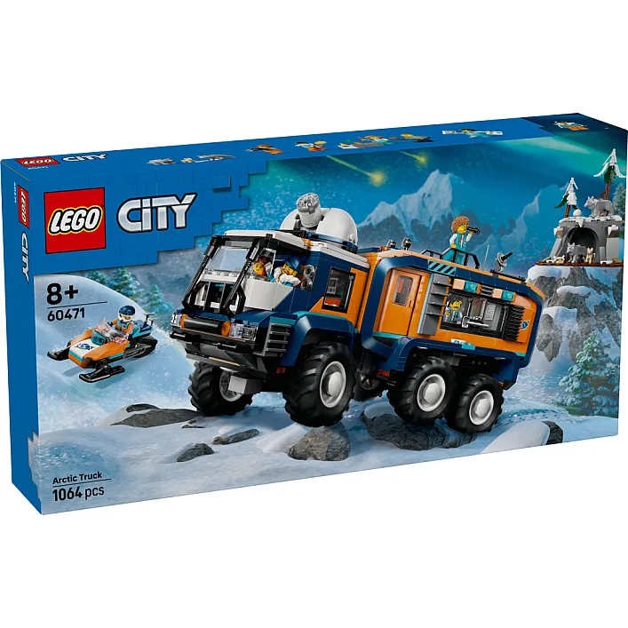 Конструктор LEGO City Арктична дослідна вантажівка з науковою лабораторією (60471)