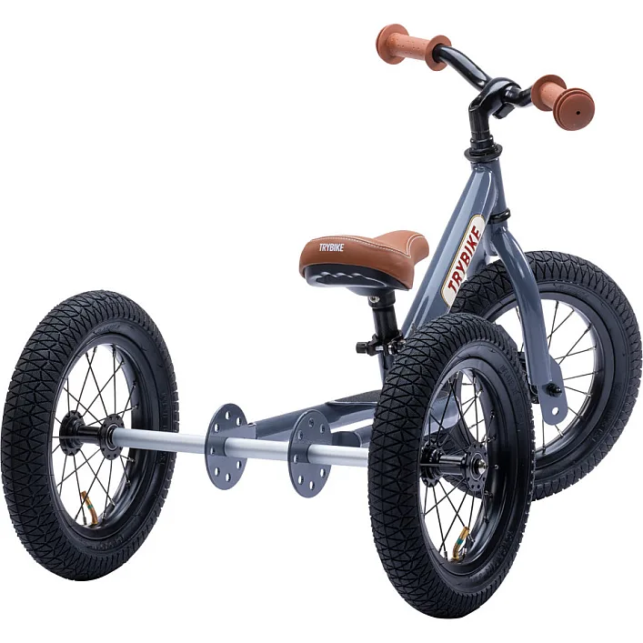 Беговел Trybike трехколесный балансирующий серый (TBS-2-GRY+TBS-99-TK)