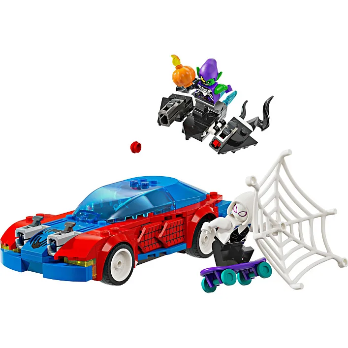 Конструктор LEGO Super Heroes Автомобиль для гонок Человека-Паука и Зеленый Гоблин с ядом Венома 227 деталей (76279)