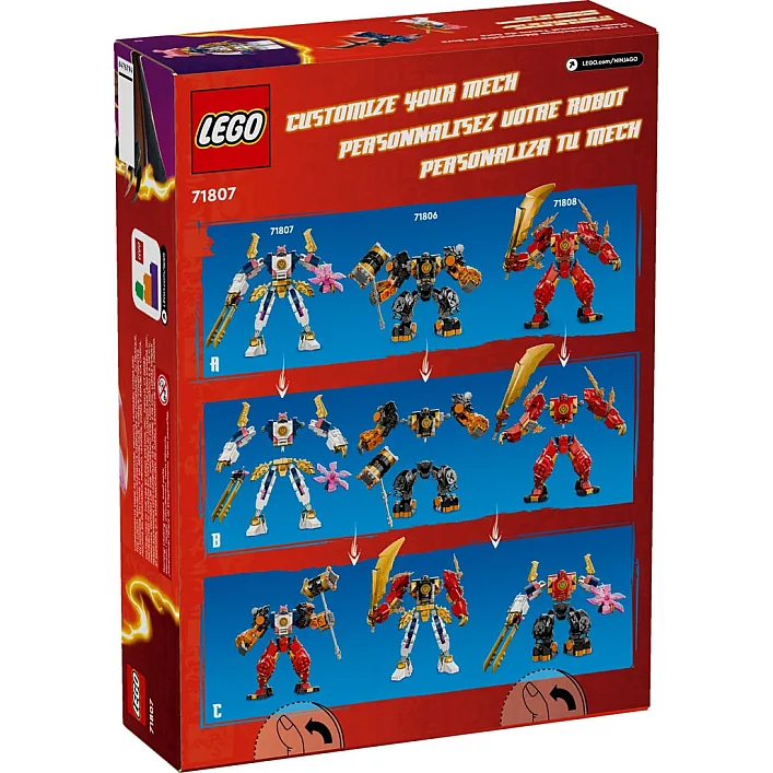 Конструктор LEGO NINJAGO Робот технічної стихії Сори 209 деталей (71807)